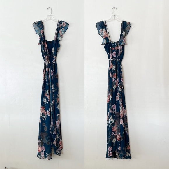 NWT Yumi Kim Endless Love Wrap Maxi Dress in Amazing Grace Ink - Picture 4 of 8